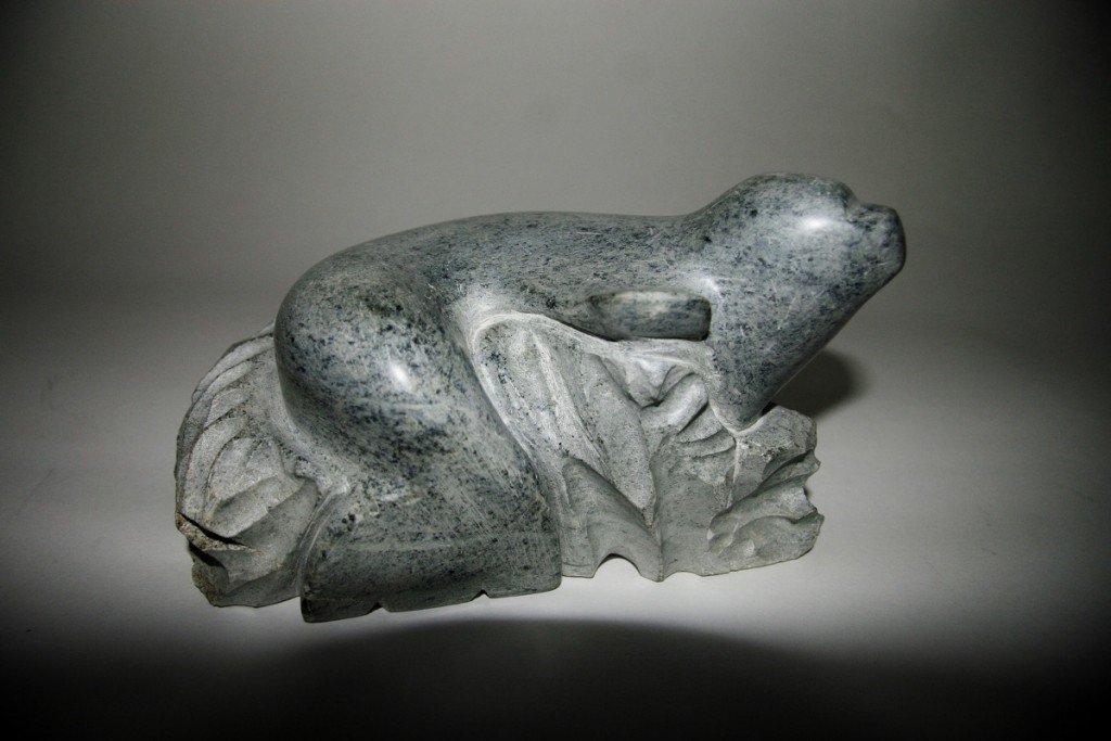 Basking Seal Sculpture