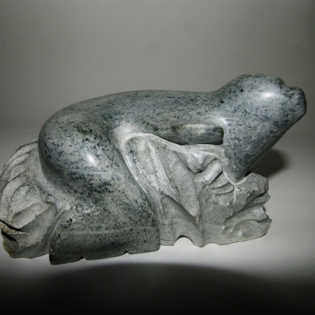 Basking Seal Sculpture